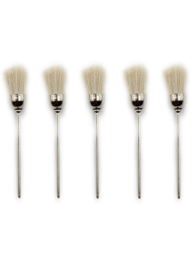 أون فرشاة تنظيف ذات شعيرات نايلون ناعمة من Aone، 5 قطع، للتلميع والتنظيف، متوافقة مع أداة دريميل الدوارة، والمحركات اليدوية الصغيرة، ومحركات التلميع، مناسبة لصناعة المجوهرات والساعات والنماذج والحرف اليدوية. - Image 1